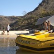 Beautiful scenery and white sandy beaches for overnight rafting camps