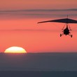 Microlight Sunset