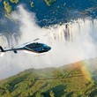Helicopter flight over the Victoria Falls in Livingstone