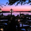 Stunning sunsets from the restaurant / deck area