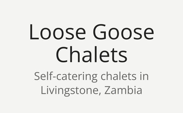 Loose Goose Chalets